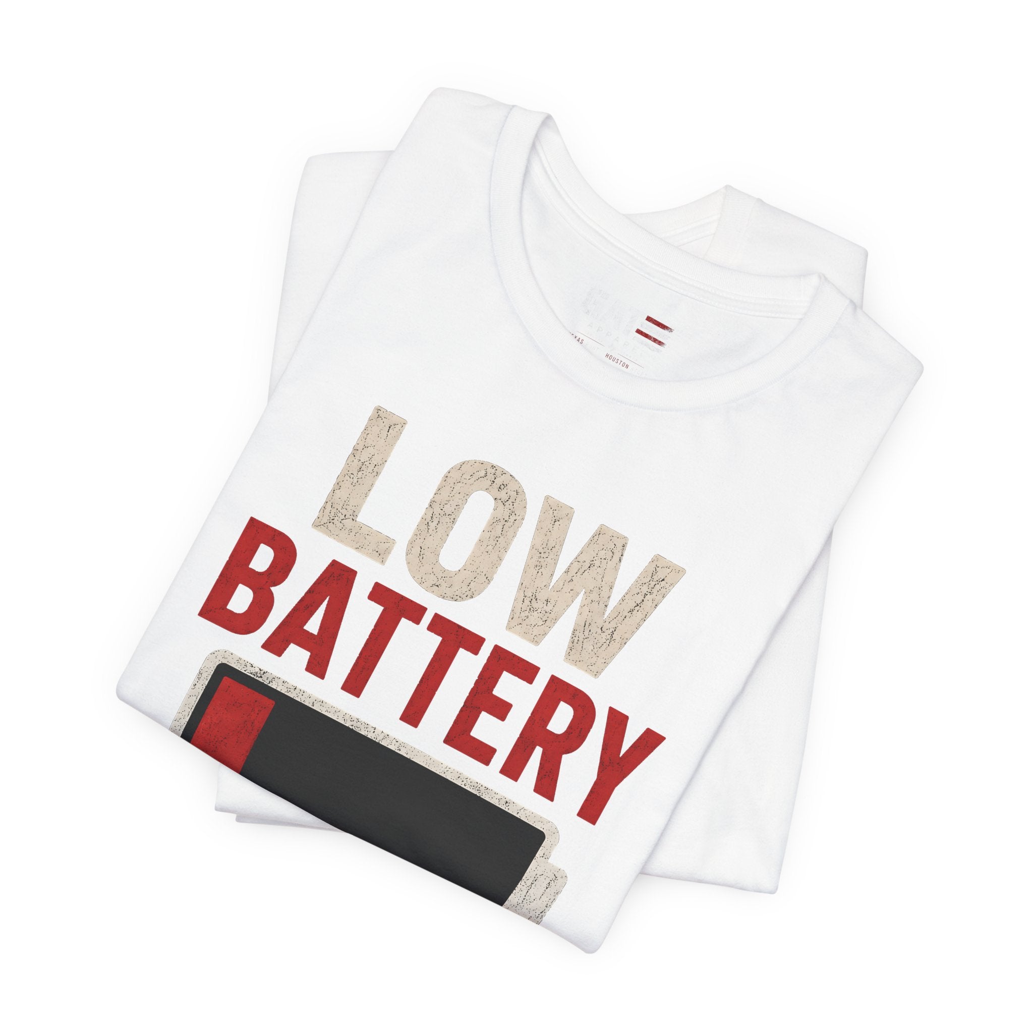 Low Battery Dad of 3 Kids Shirt, Funny Tired Dad Tee, Father of Four Gift, Parenting Humor Shirt, Exhausted Dad Graphic Tee