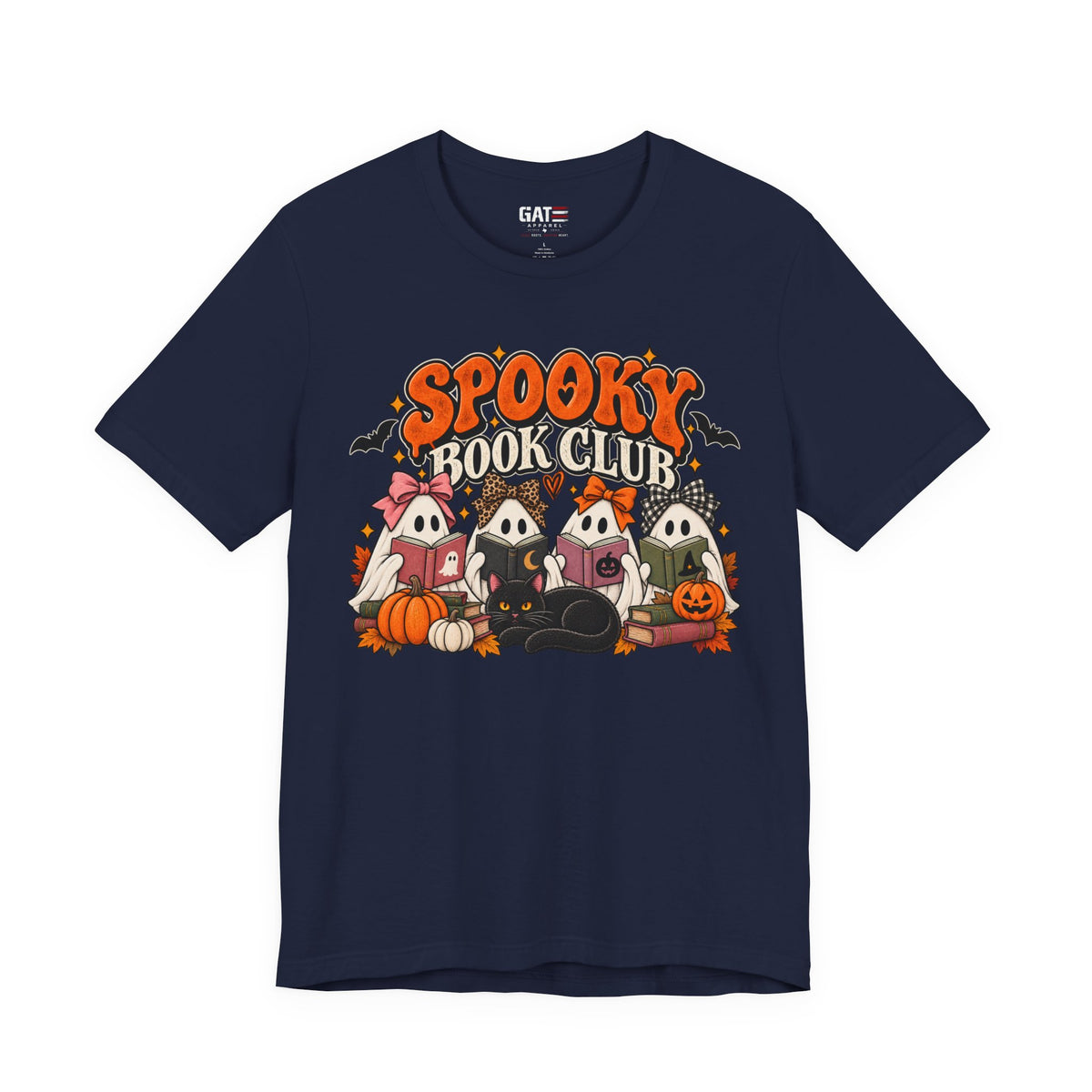 Spooky Book Club Halloween Shirt | Ghost Reading Tee