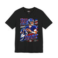 Jaxson Dart New York Giants Tee Retro Player Graphic T-Shirt