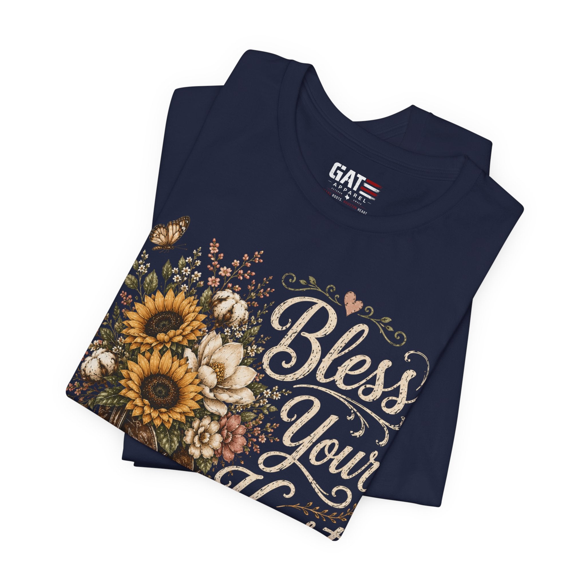 Funny Southern Shirt, Bless Your Heart Tee, Southern Humor Graphic Tee, Magnolia Floral Shirt, Country Girl Gift, Farmhouse Style Tee