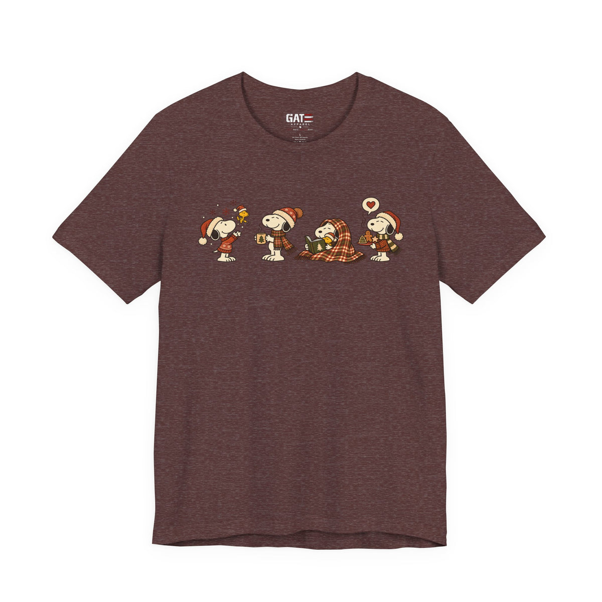 Cozy Christmas Snoopy Shirt - product mockup view 7