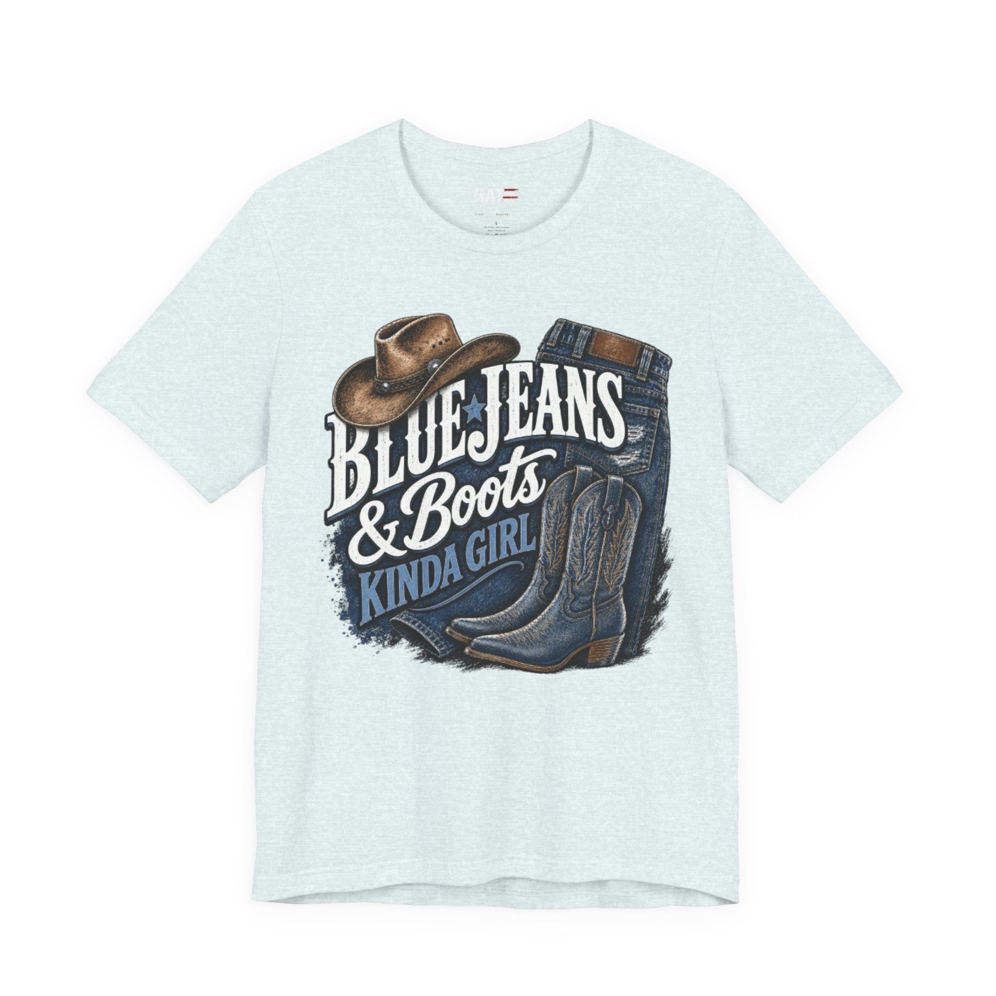 Blue Jeans & Boots Kinda Girl Country Cowgirl T‑Shirt