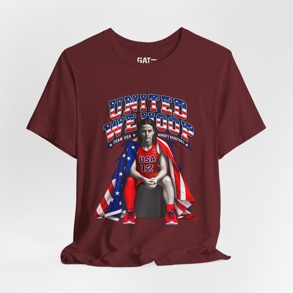 Caitlin Clark Team USA Shirt | WNBA Tee Style 2