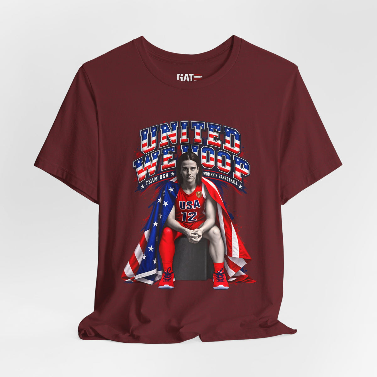 Caitlin Clark Team USA Shirt | WNBA Tee Style 2