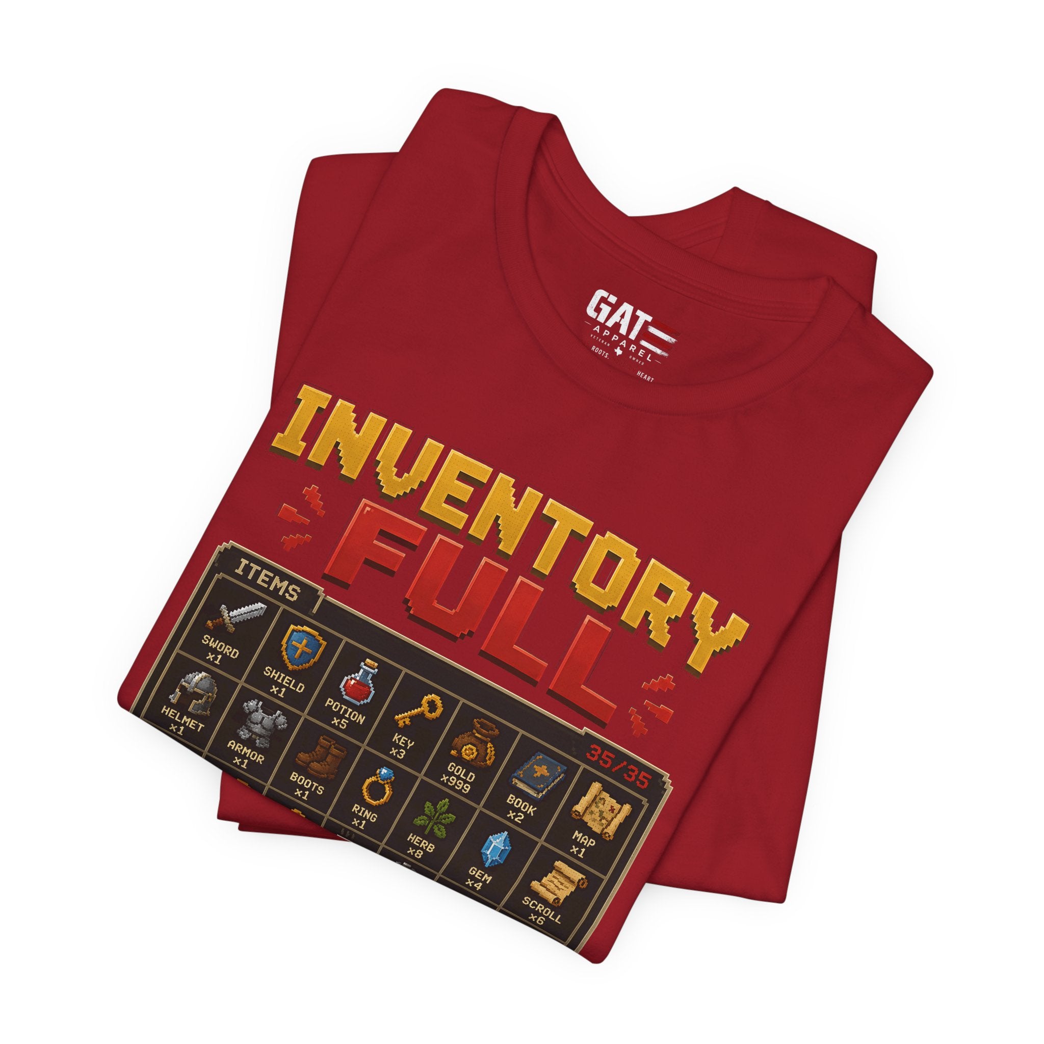 Inventory Full | Retro Gaming Shirt