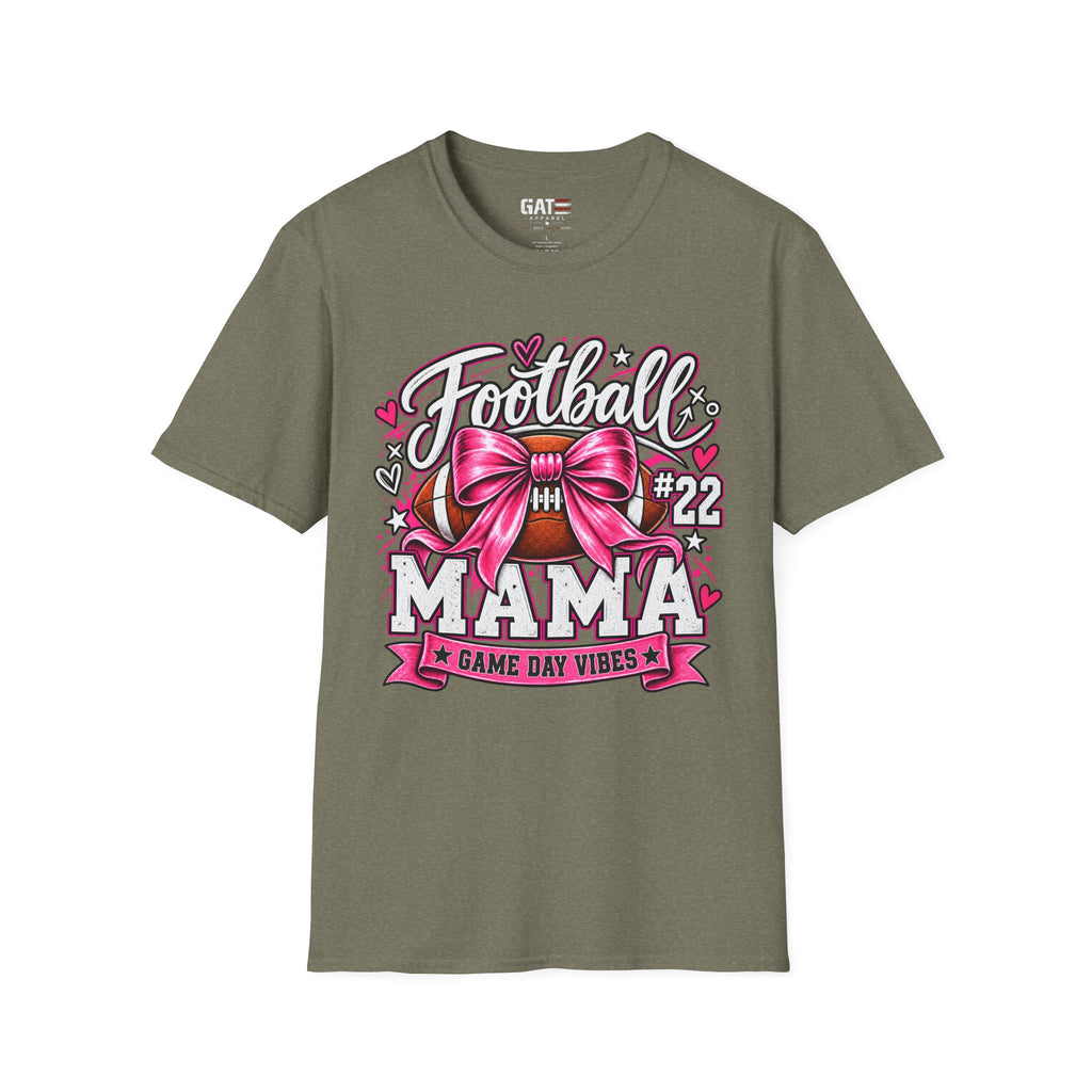 Personalized Football Mom Player Shirt | Custom Name & Number