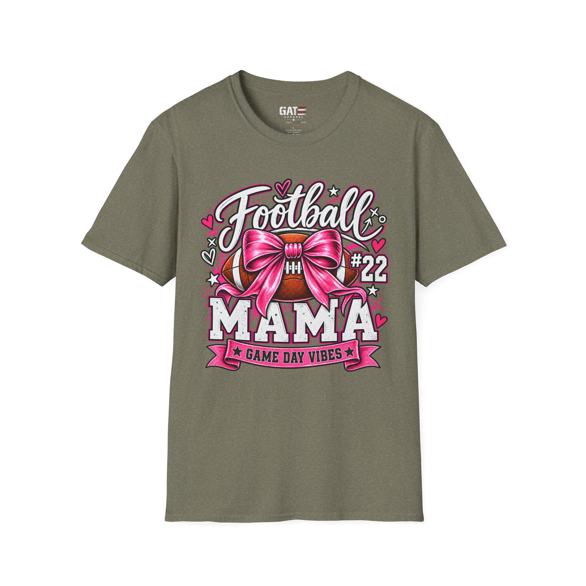 Personalized Football Mom Player Shirt | Custom Name & Number