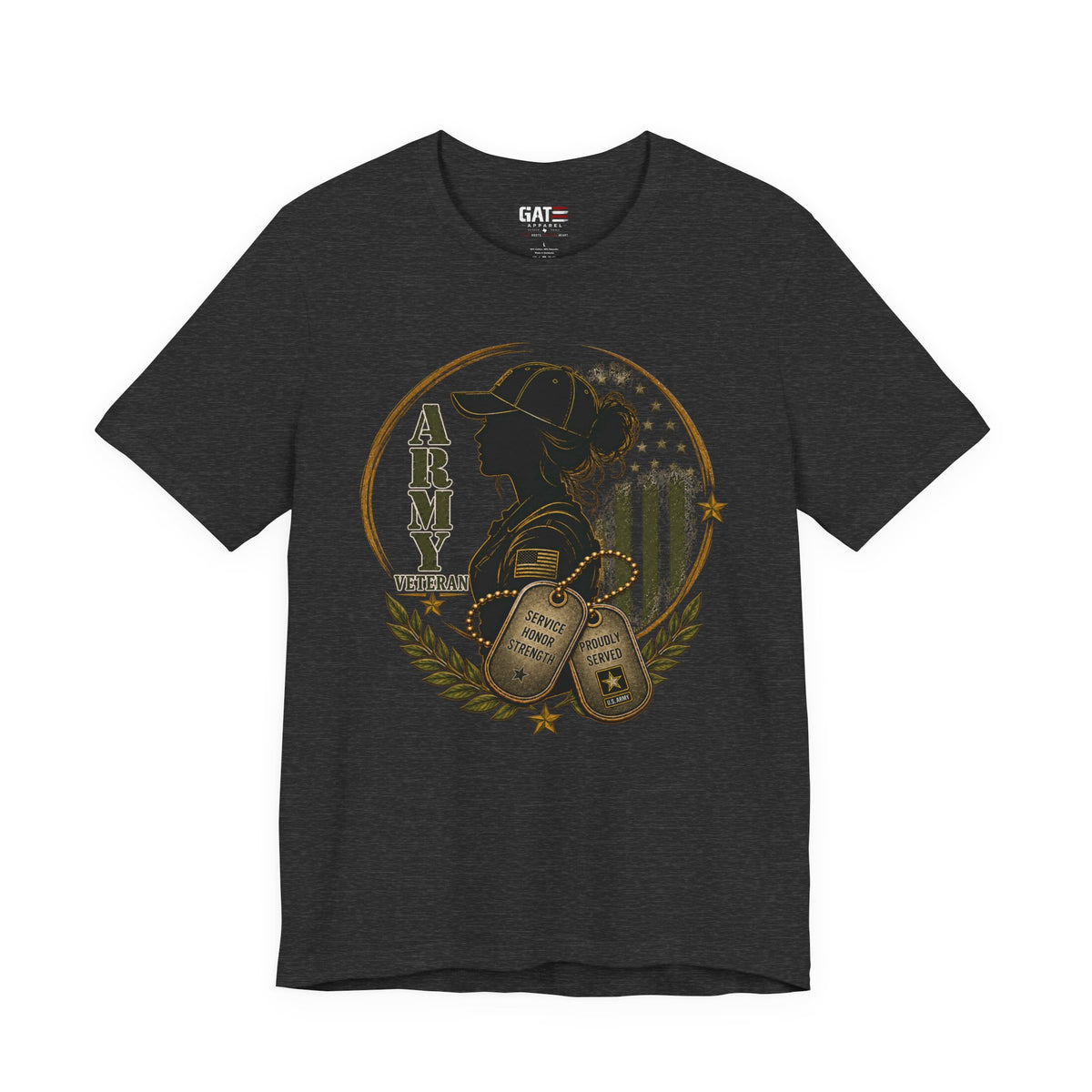 Female Army Veteran Shirt | Women's Military Tee