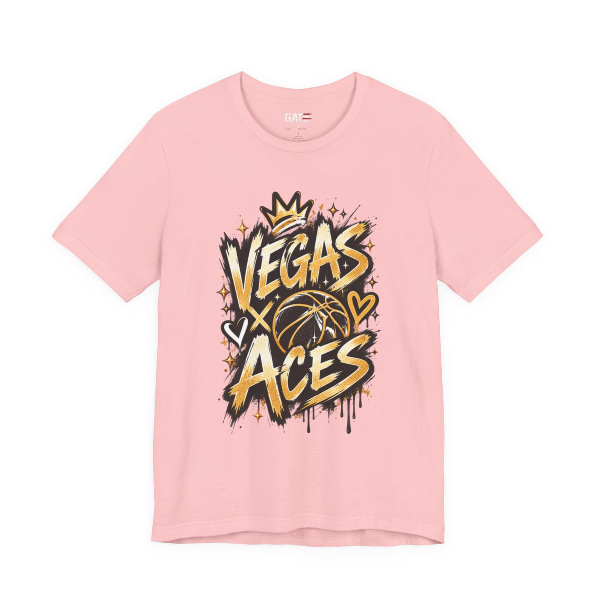 Las Vegas Aces Basketball Shirt – Retro Graffiti WNBA Tee product mockup 7