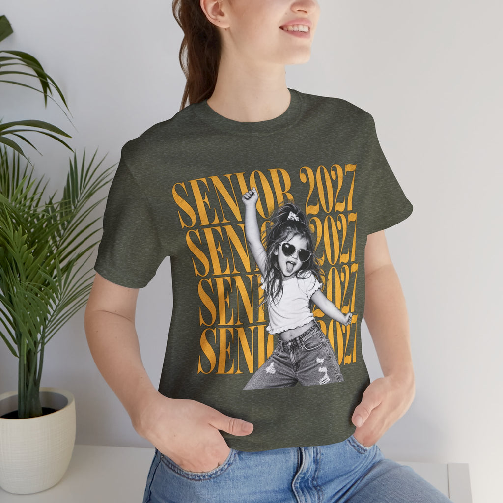 Personalized Senior 2027 Photo Shirt | Graduation Tee