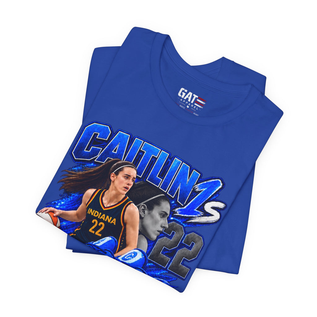 Caitlin Clark Caitlin 1s Racer Blue Classic Sneaker Shirt