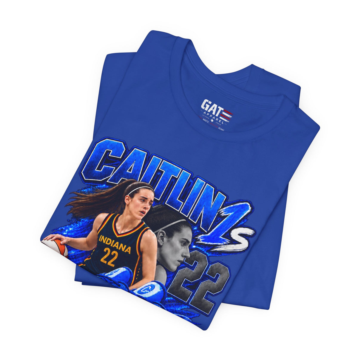 Caitlin Clark Caitlin 1s Racer Blue Classic Sneaker Shirt