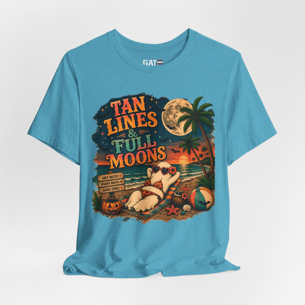 Summerween Shirt, Spooky Beach Shirt, Ghost Beach Tee, Halloween Beach Shirt, Coastal Halloween Tee, Tropical Ghost Shirt