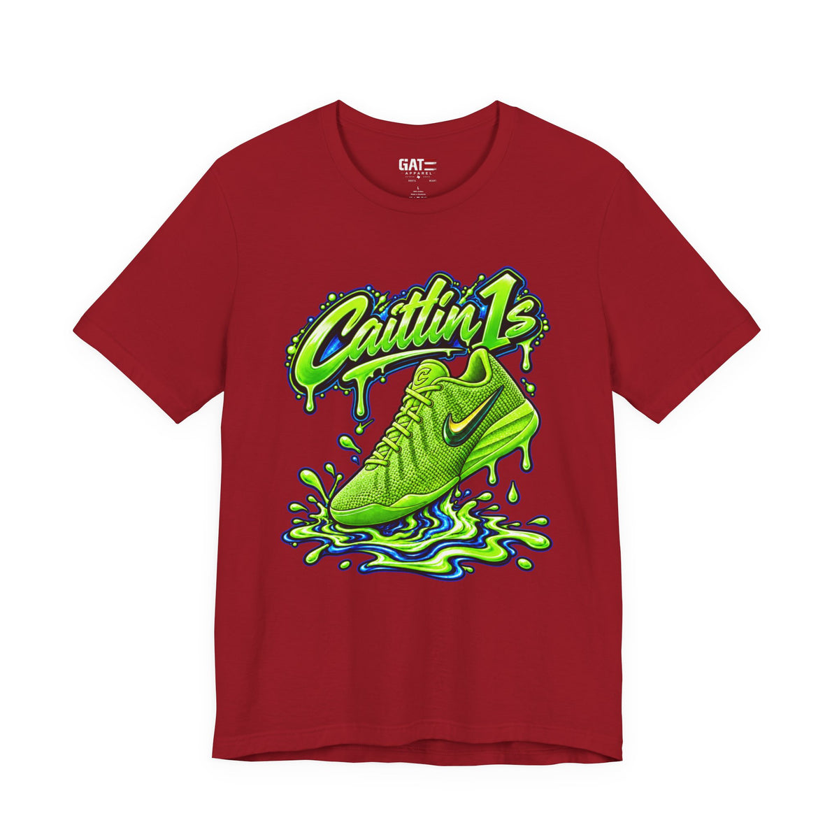 Caitlin Clark Caitlin 1s Electric Green Sneaker Shirt