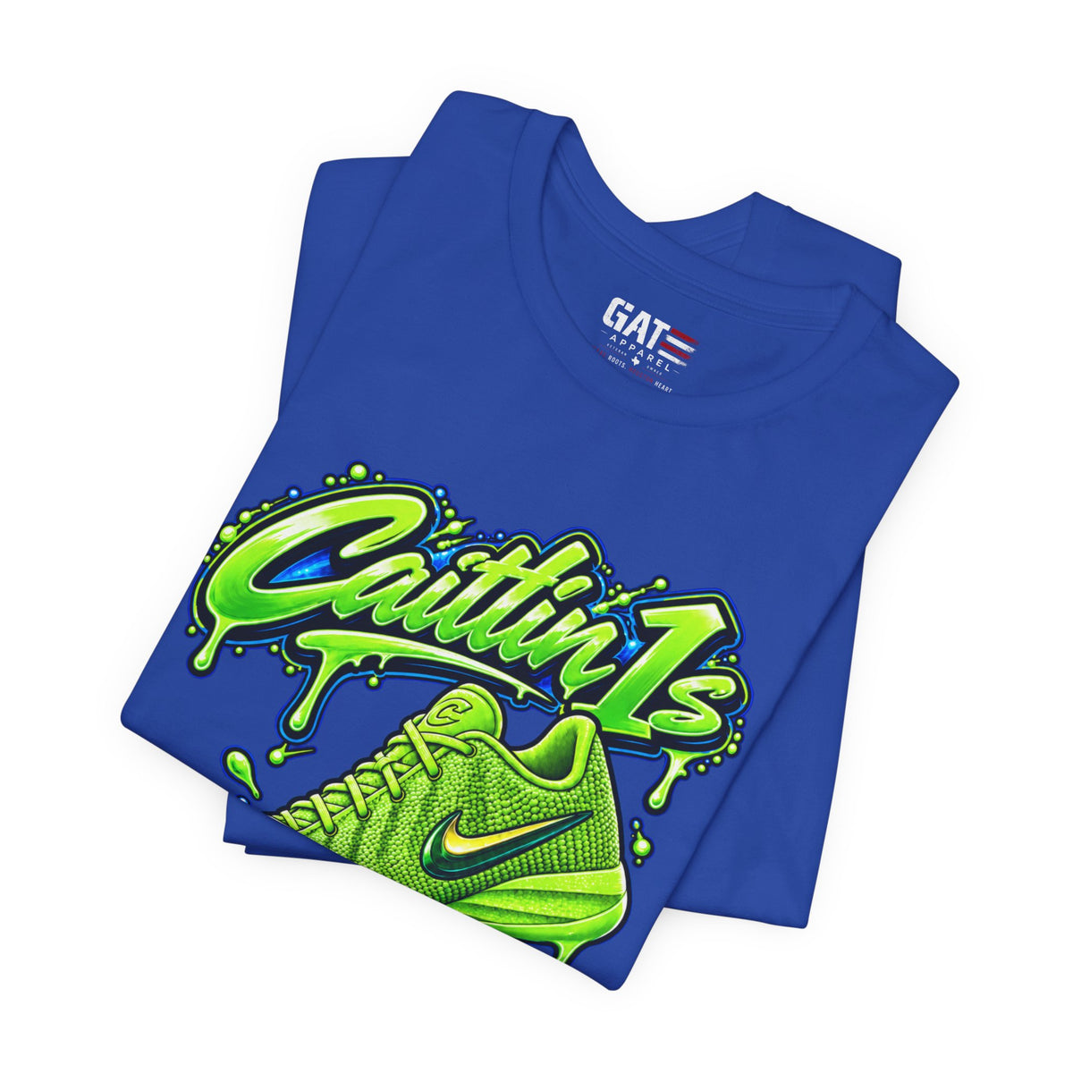 Caitlin Clark Caitlin 1s Electric Green Sneaker Shirt
