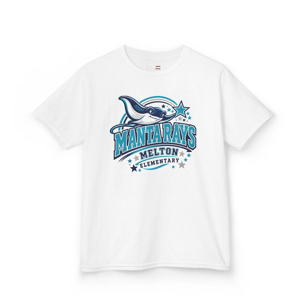 Melton Kids Tee Mantarays School T-Shirt — Melton Elementary Mascot Tee