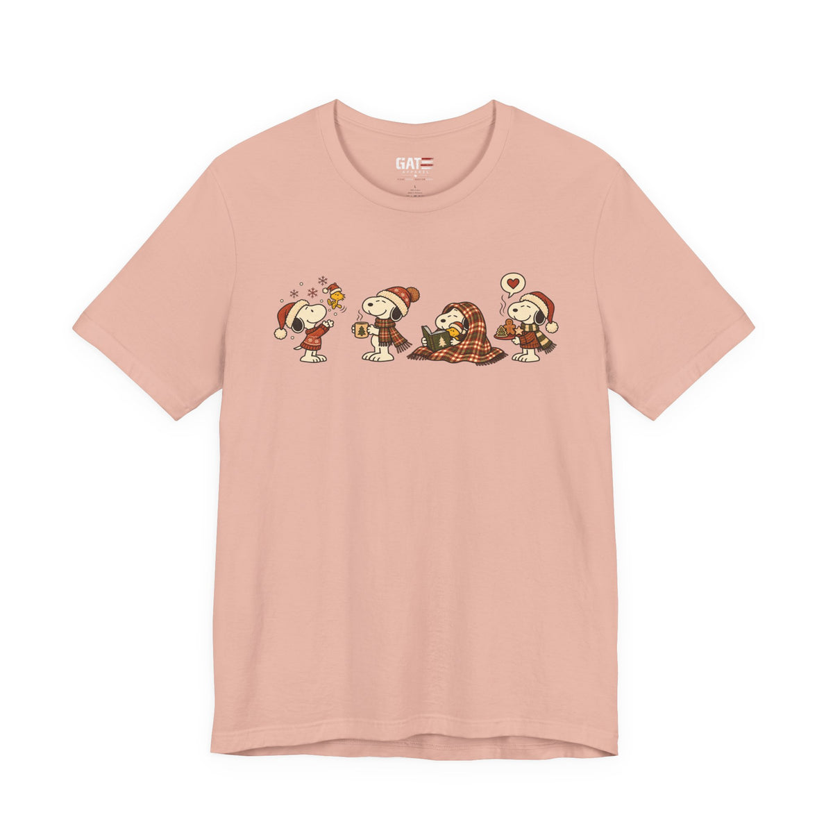 Cozy Christmas Snoopy Shirt - product mockup view 5