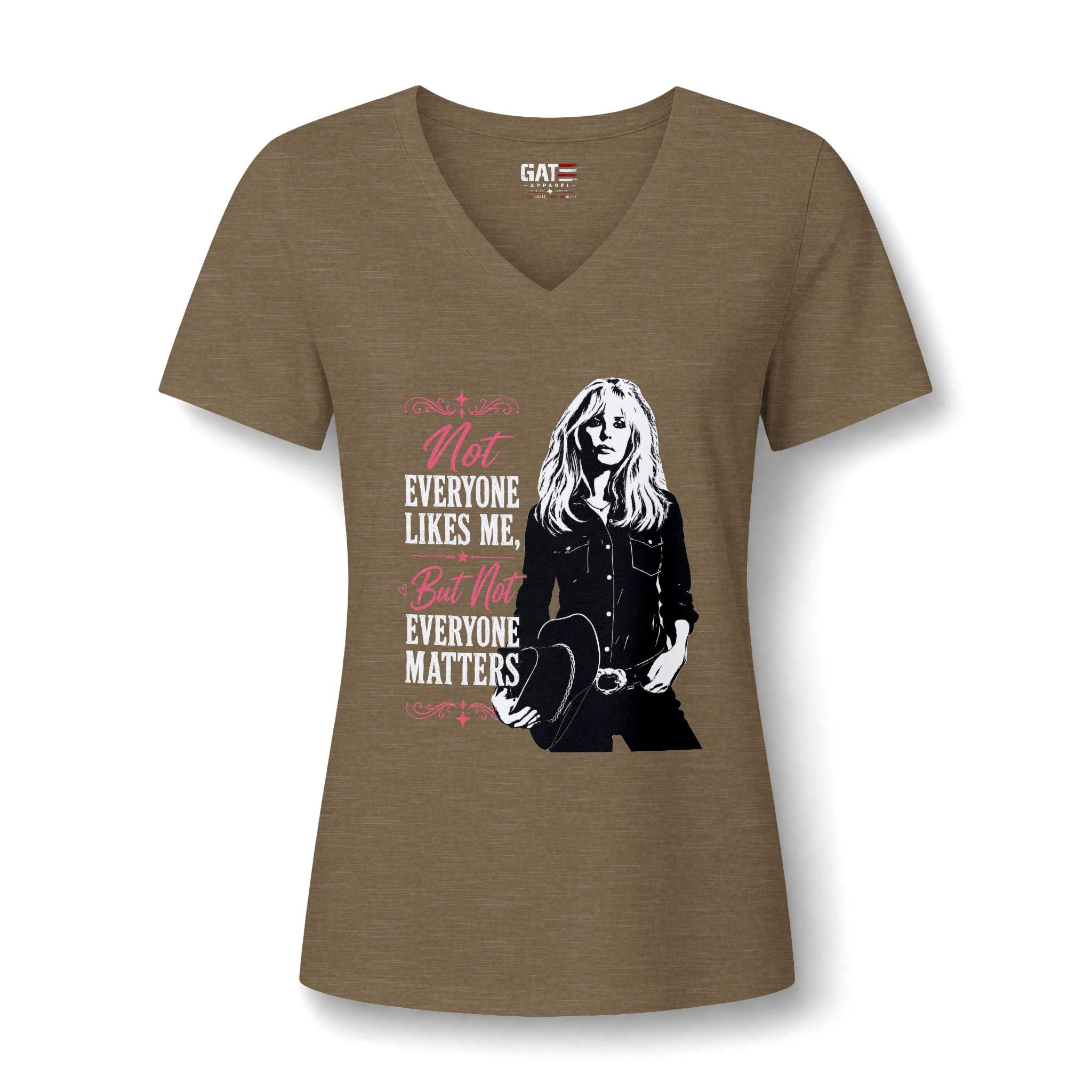Not Everyone Likes Me, Not Everyone Matters V-Neck Tee