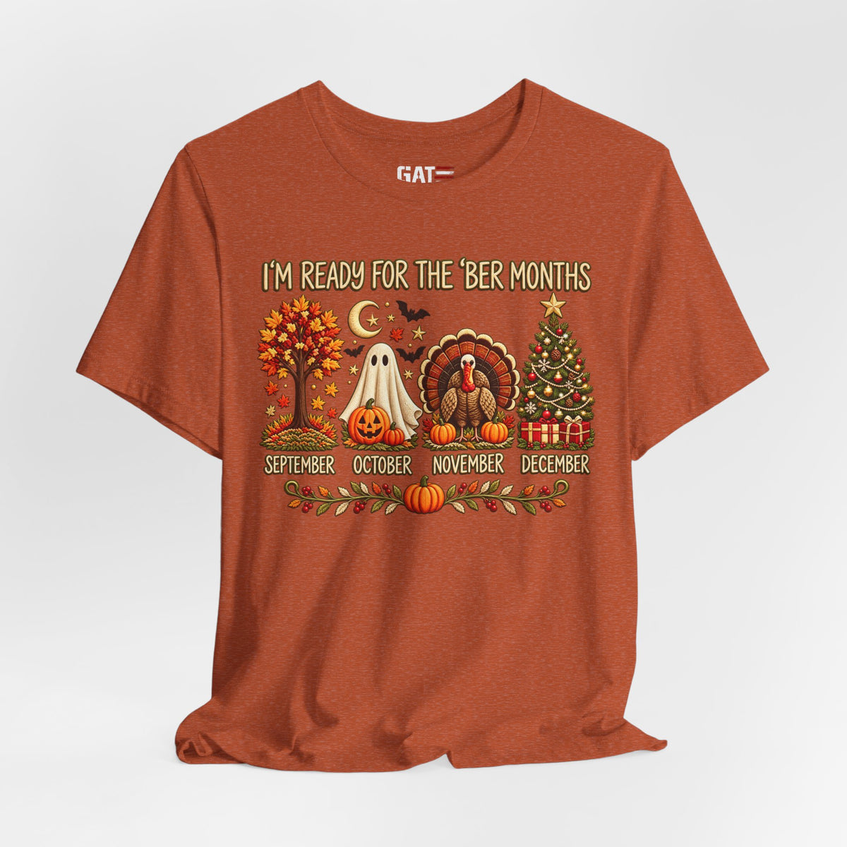 September to December Shirt | Fall Thanksgiving Christmas Tee