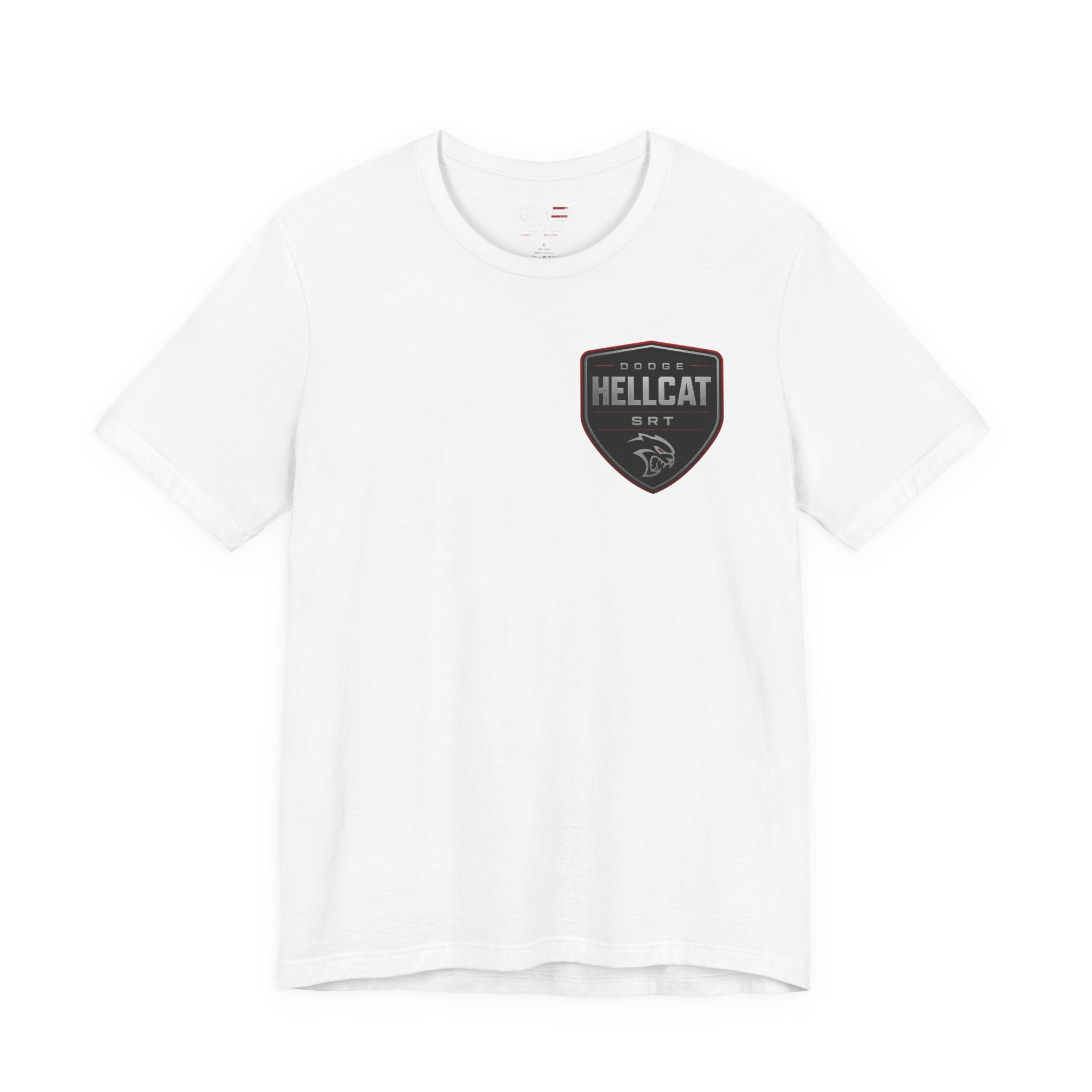 Dodge Hellcat SRT Graphic Tee — Muscle Car Illustration & Specs T-Shirt