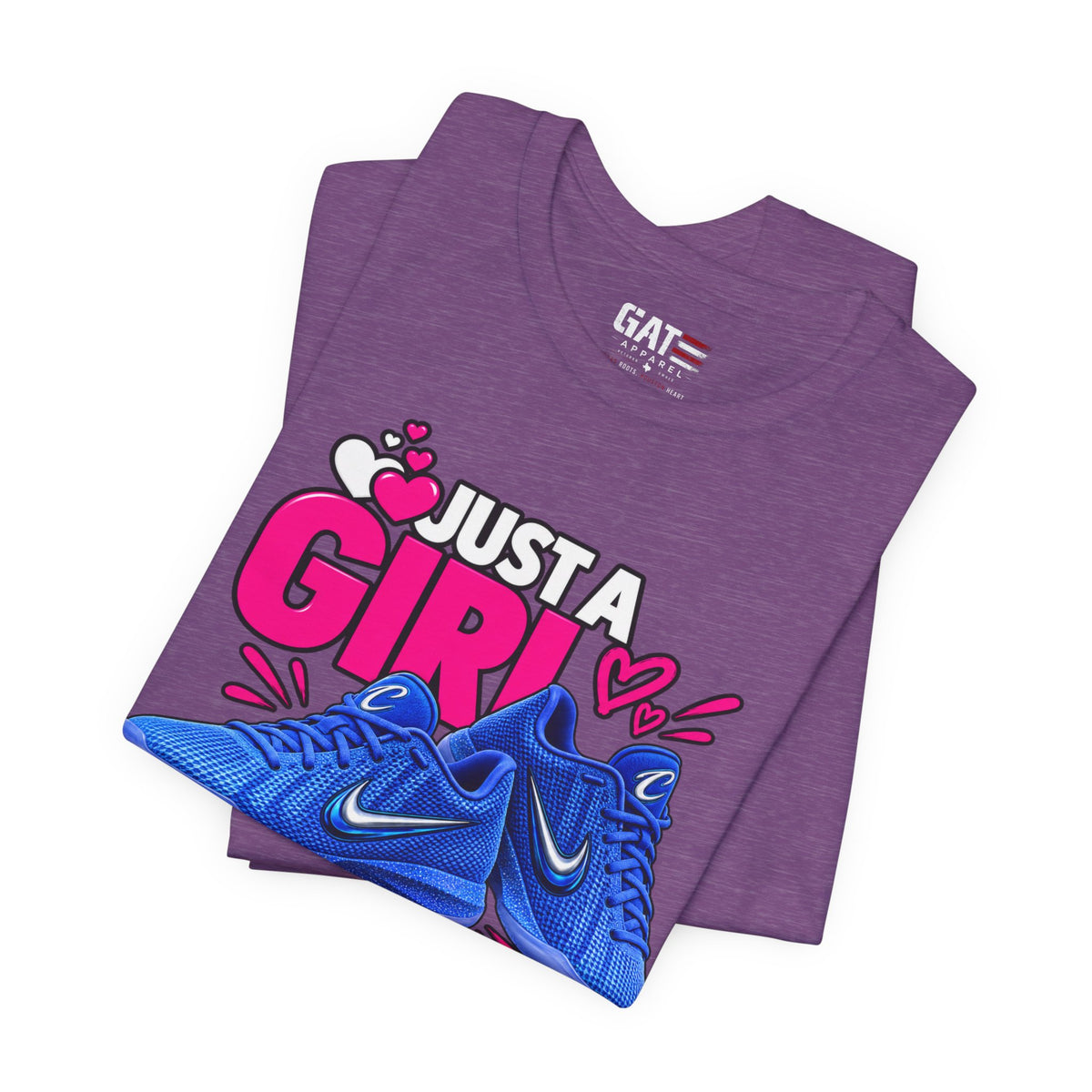 Caitlin Clark Caitlin 1s Just a Girl Sneaker Shirt | Style 1