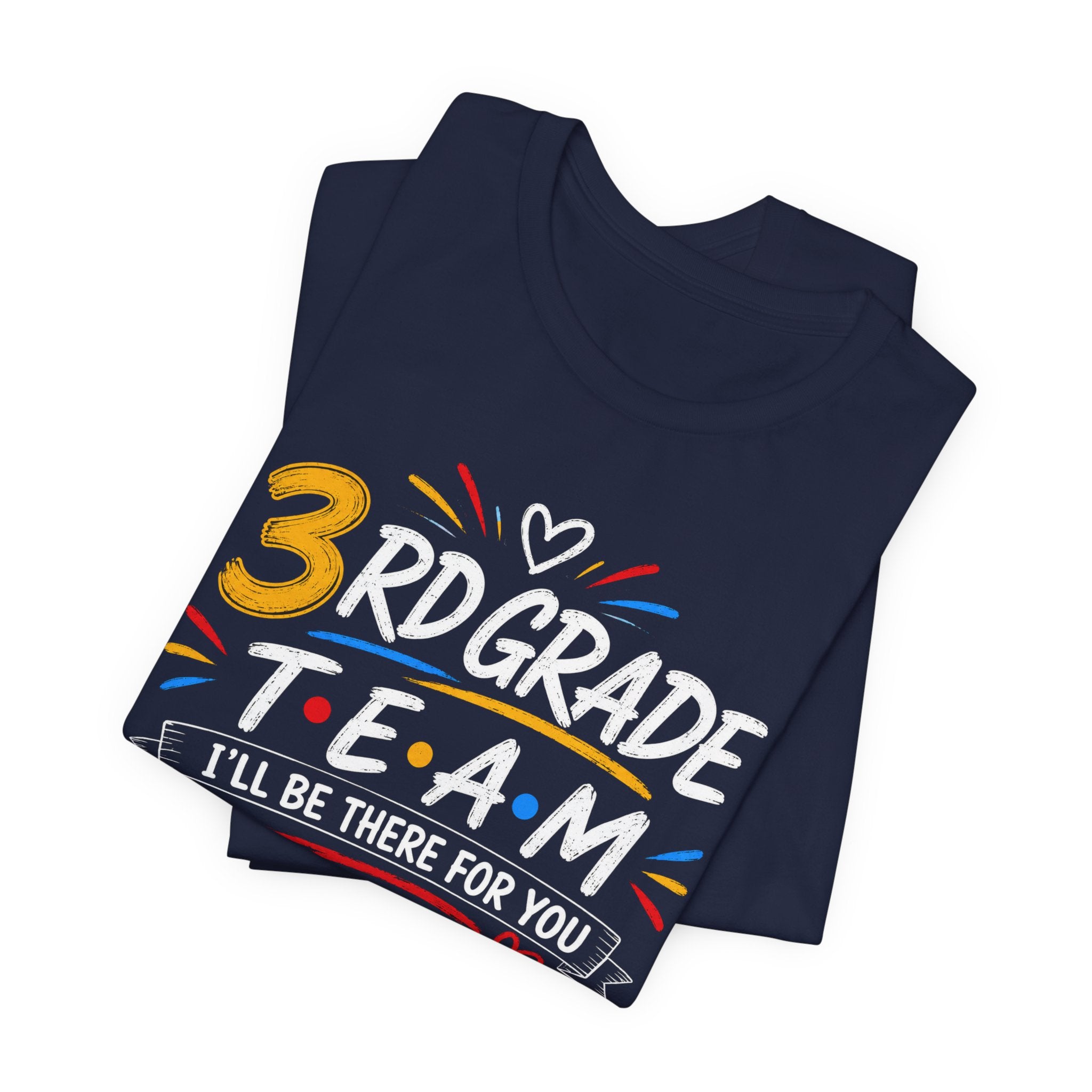 3rd Grade Team Tee, Teacher Squad Shirt, Color Dot Inspired Teacher Shirt, Grade Level Team Gift, School Staff Apparel, Friends Theme