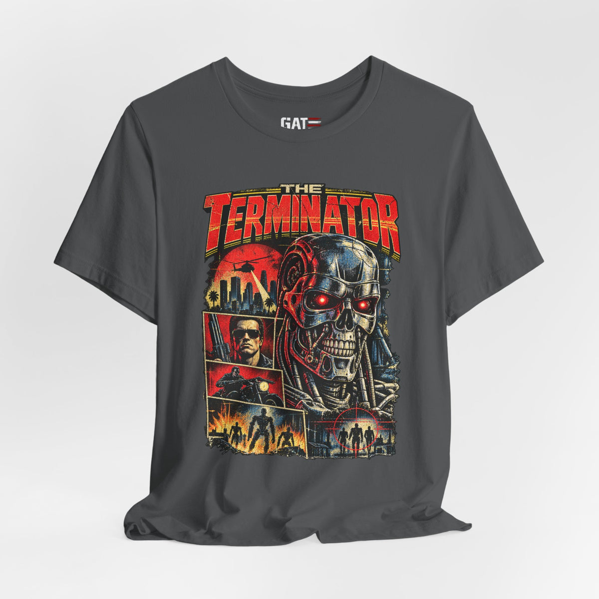 Terminator Shirt | Retro Sci-Fi Robot Movie Graphic Tee