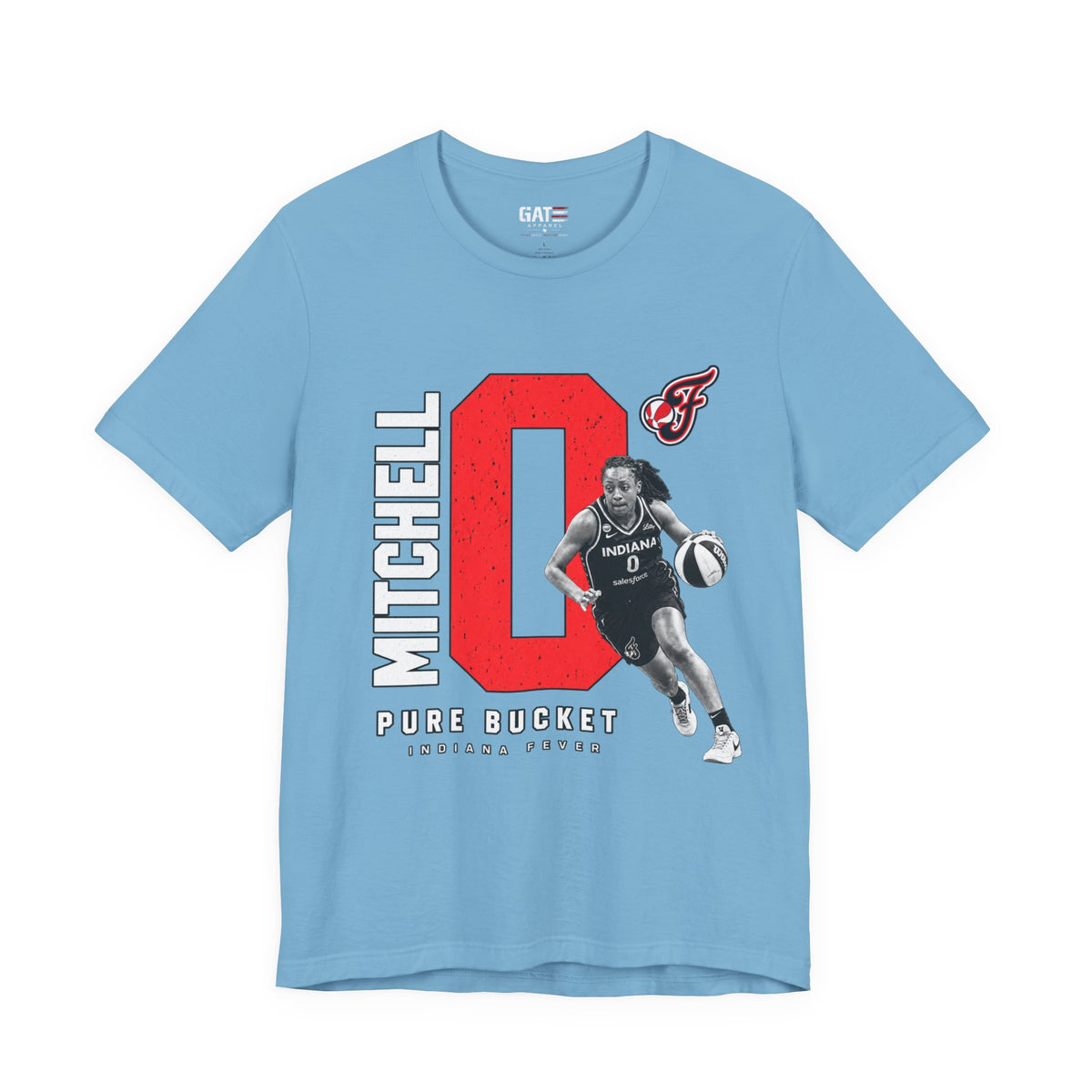 Kelsey Mitchell Shirt | Indiana Fever WNBA Basketball Tee