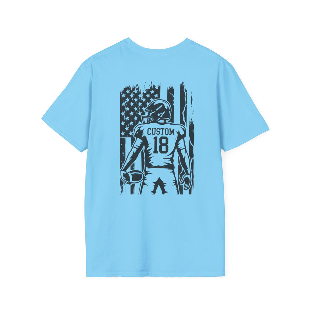 Personalized Football Mom Player Shirt | Custom Name & Number