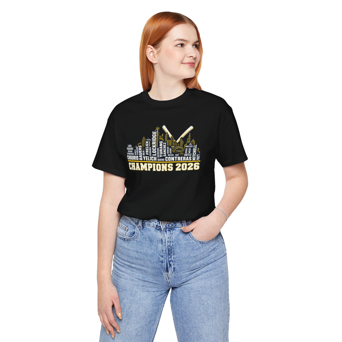 Milwaukee Brewers Champions 2026 T-Shirt – Player Name Skyline