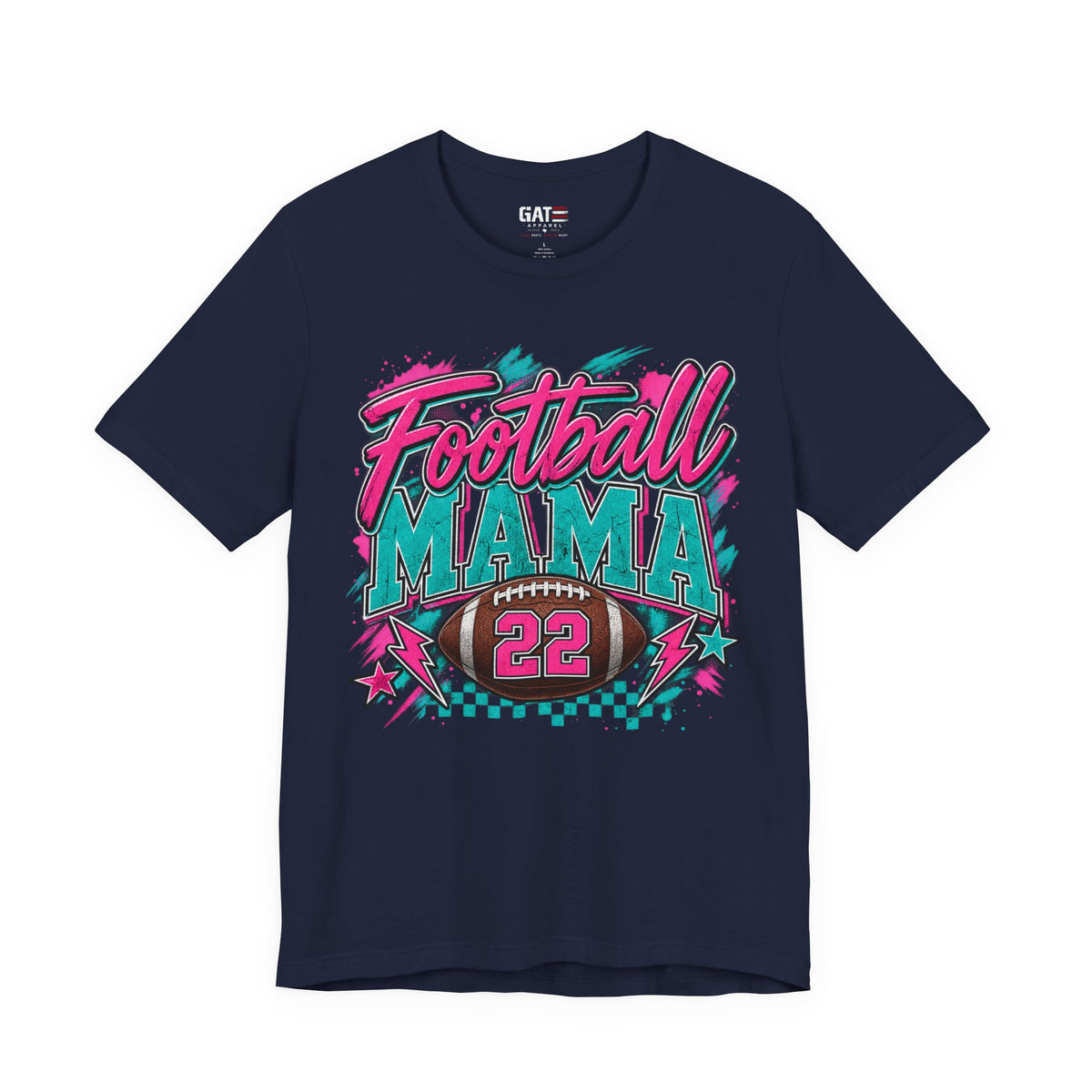 Personalized Football Mom Shirt | Custom Player Name & Number Game Day Tee