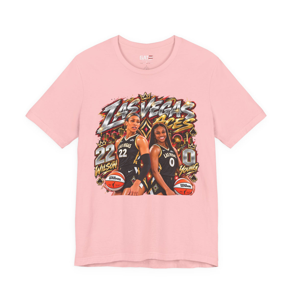 Las Vegas Aces WNBA Shirt – Women's Basketball Graphic Tee product mockup 7