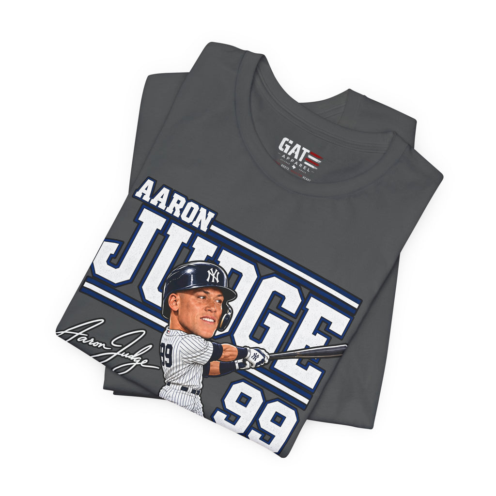 Aaron Judge Big Head Baseball Graphic Shirt – New York #99 Fan Tee