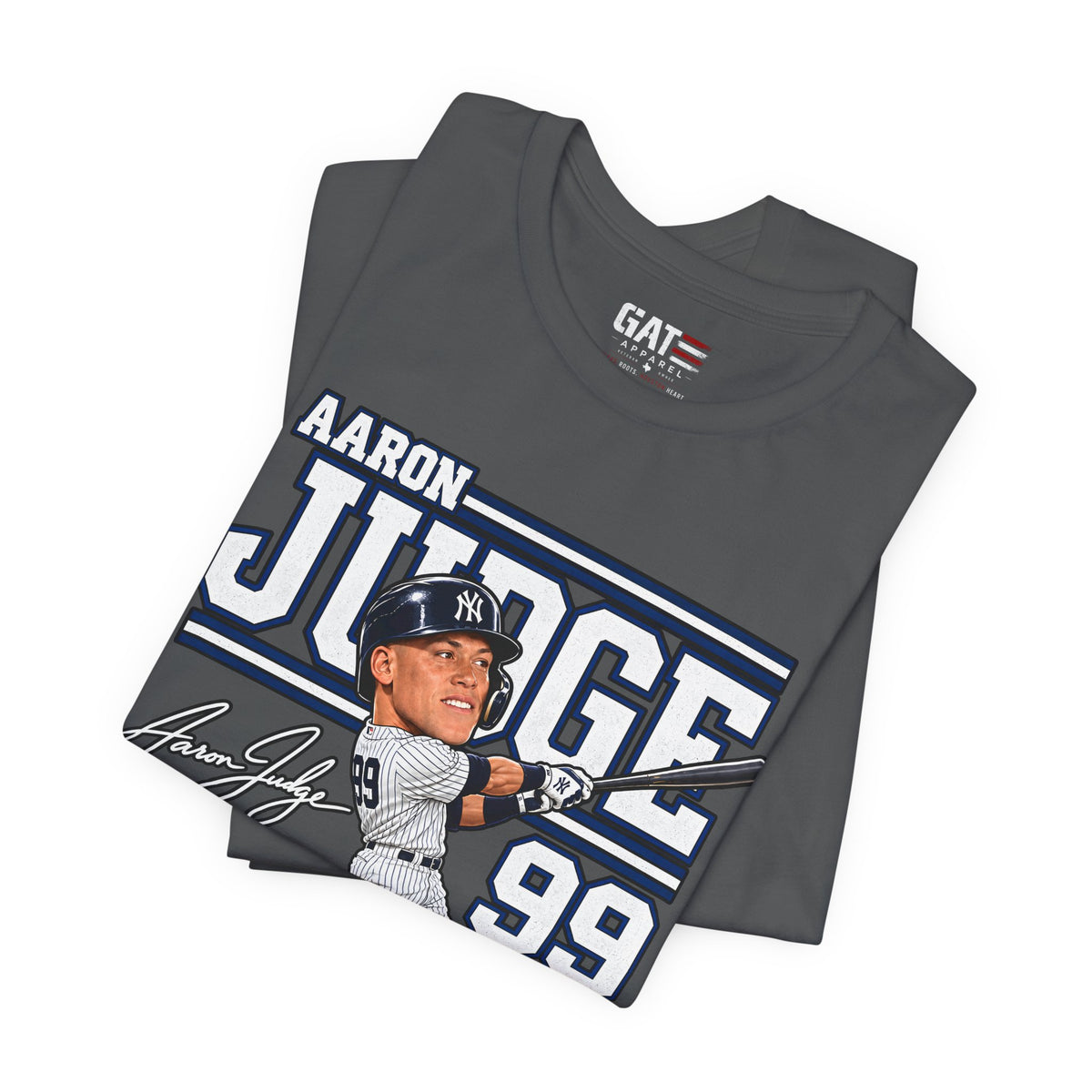 Aaron Judge Big Head Baseball Graphic Shirt – New York #99 Fan Tee