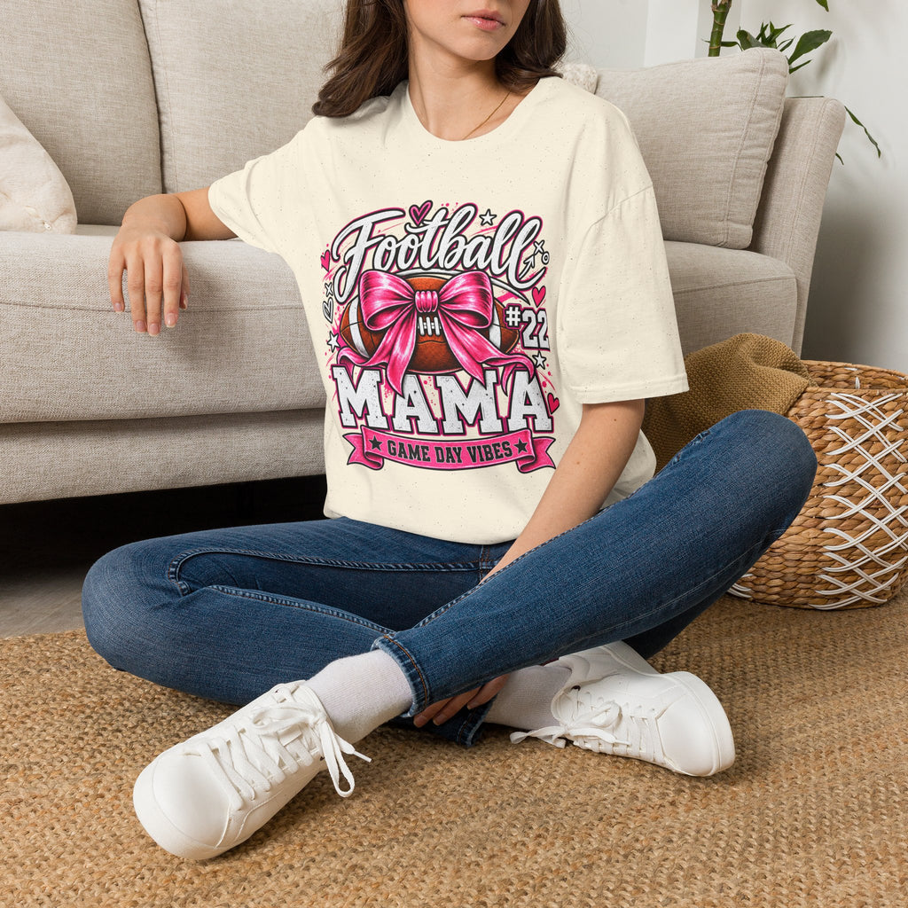 Personalized Football Mom Player Shirt | Custom Name & Number