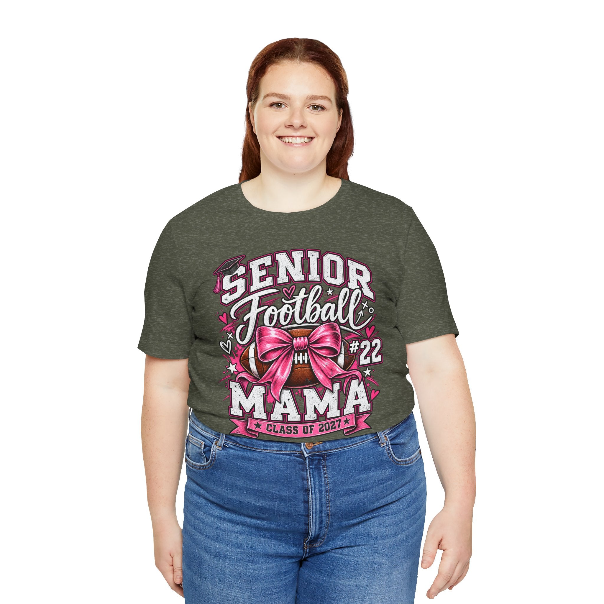 Football Mom Personalized Shirt Custom Player Name Number Helmet Game Day Tee