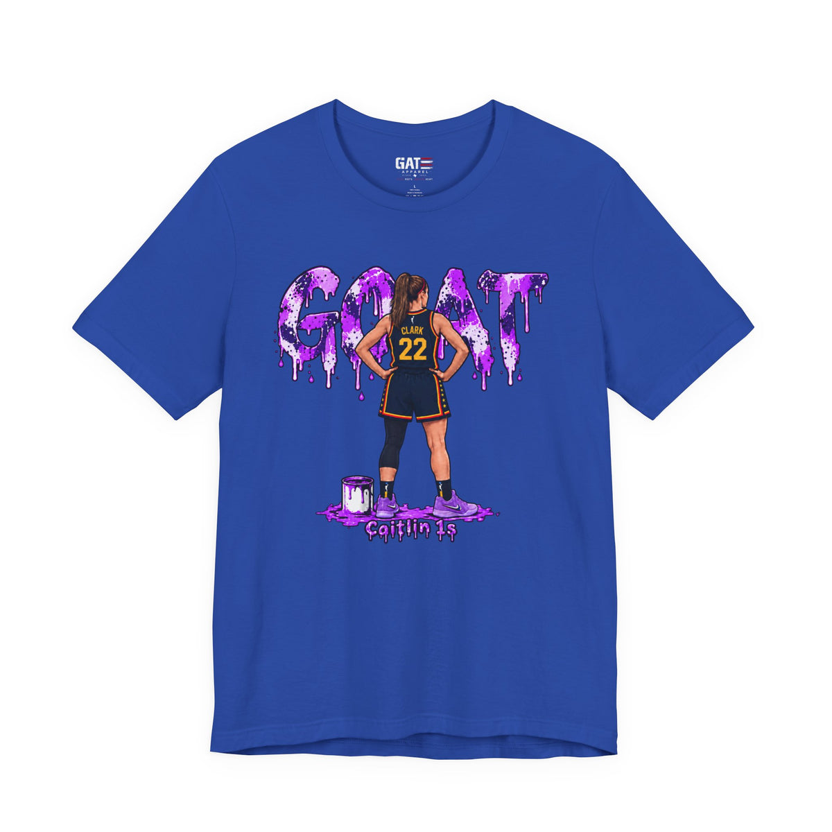 Caitlin Clark Caitlin 1s GOAT Purple Fade Sneaker Shirt