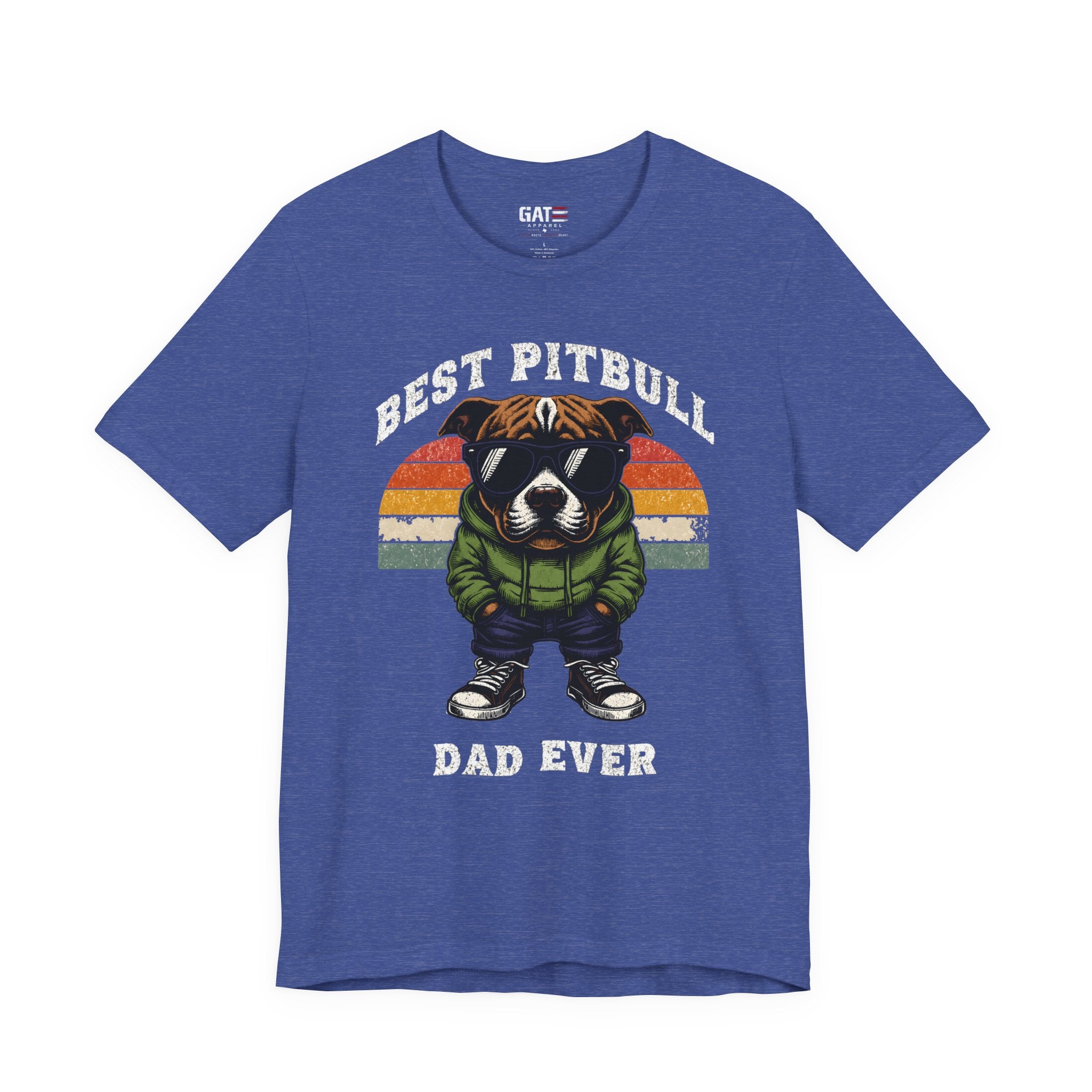 Best Pitbull Dad Ever T‑Shirt