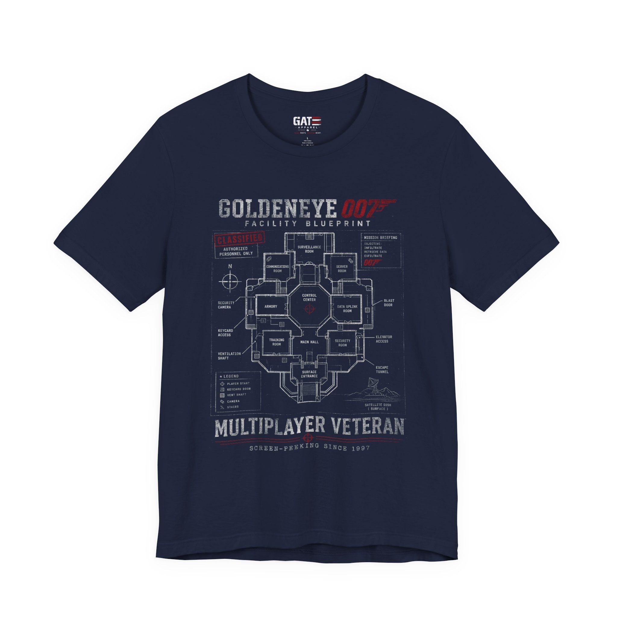 GoldenEye 007 Shirt, Retro Gaming Shirt, N64 Gamer Gift, 90s Gaming Shirt, Father's Day Gift for Him