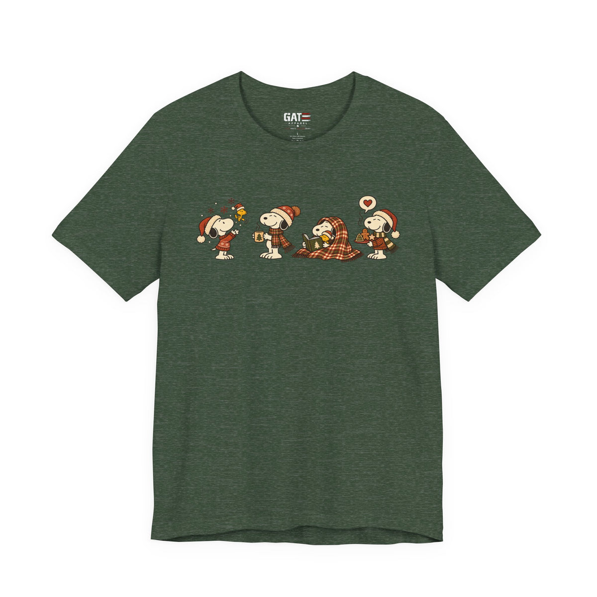 Cozy Christmas Snoopy Shirt - product mockup view 3