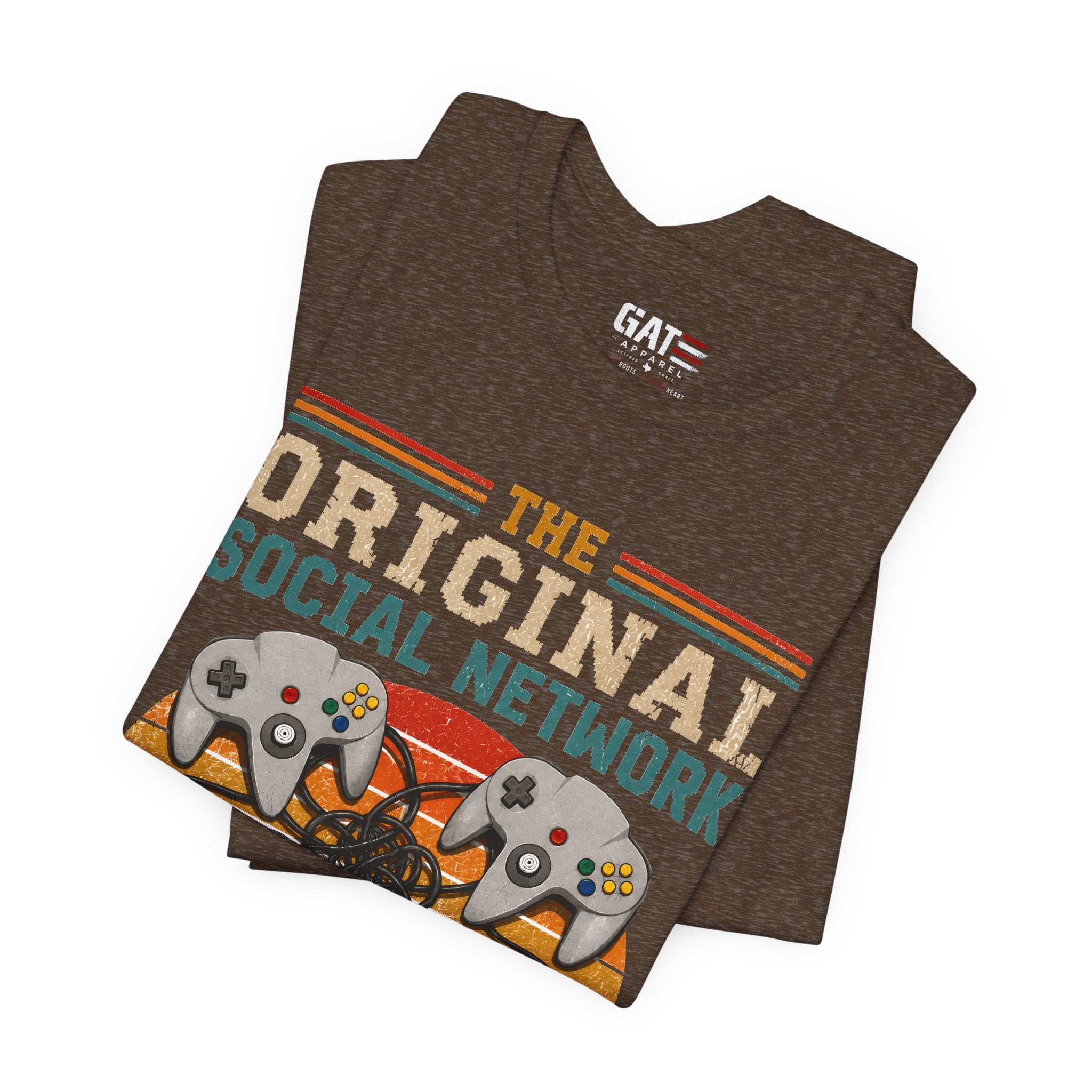 Original Social Network Shirt, Retro Gamer Shirt, N64 Inspired Gaming Tee, 90s Gamer Gift, Vintage Video Game Shirt