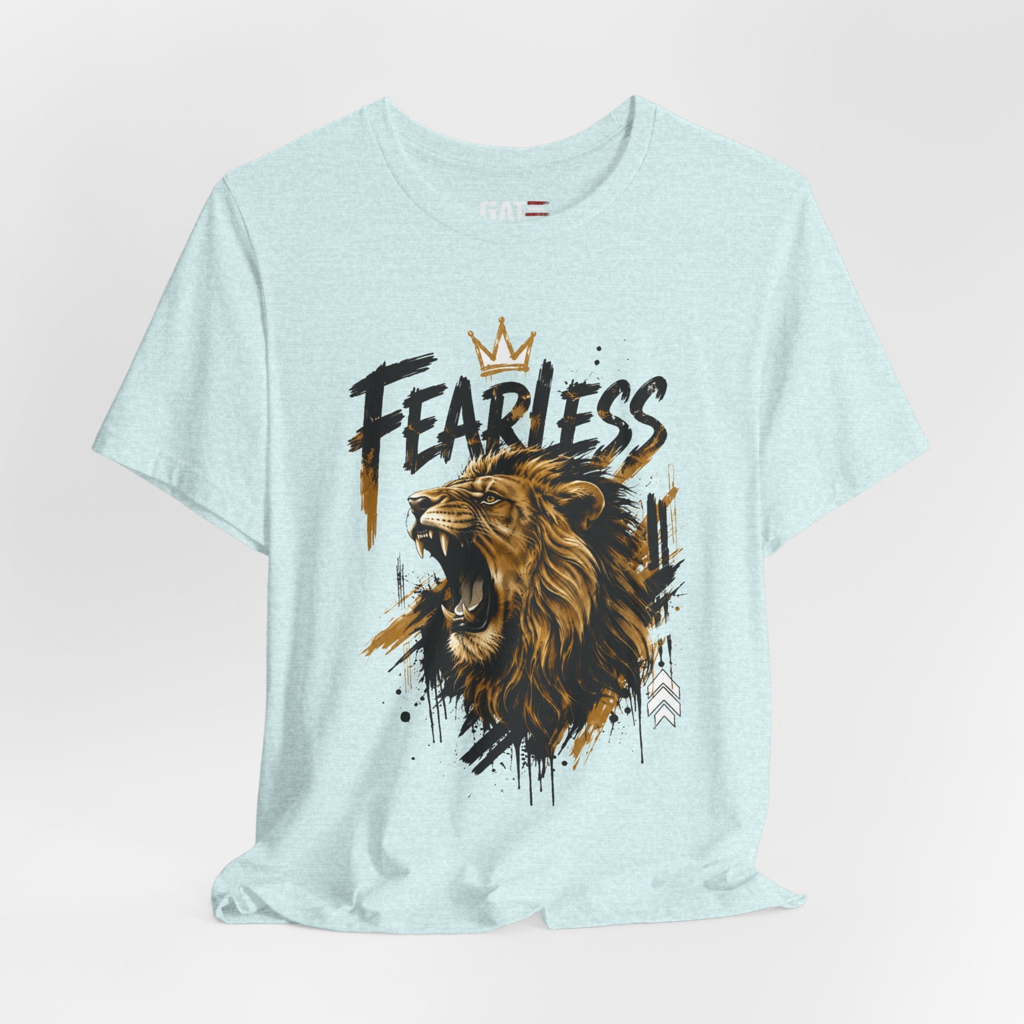 Fearless Lion Tee — Inspirational Graphic T-Shirt