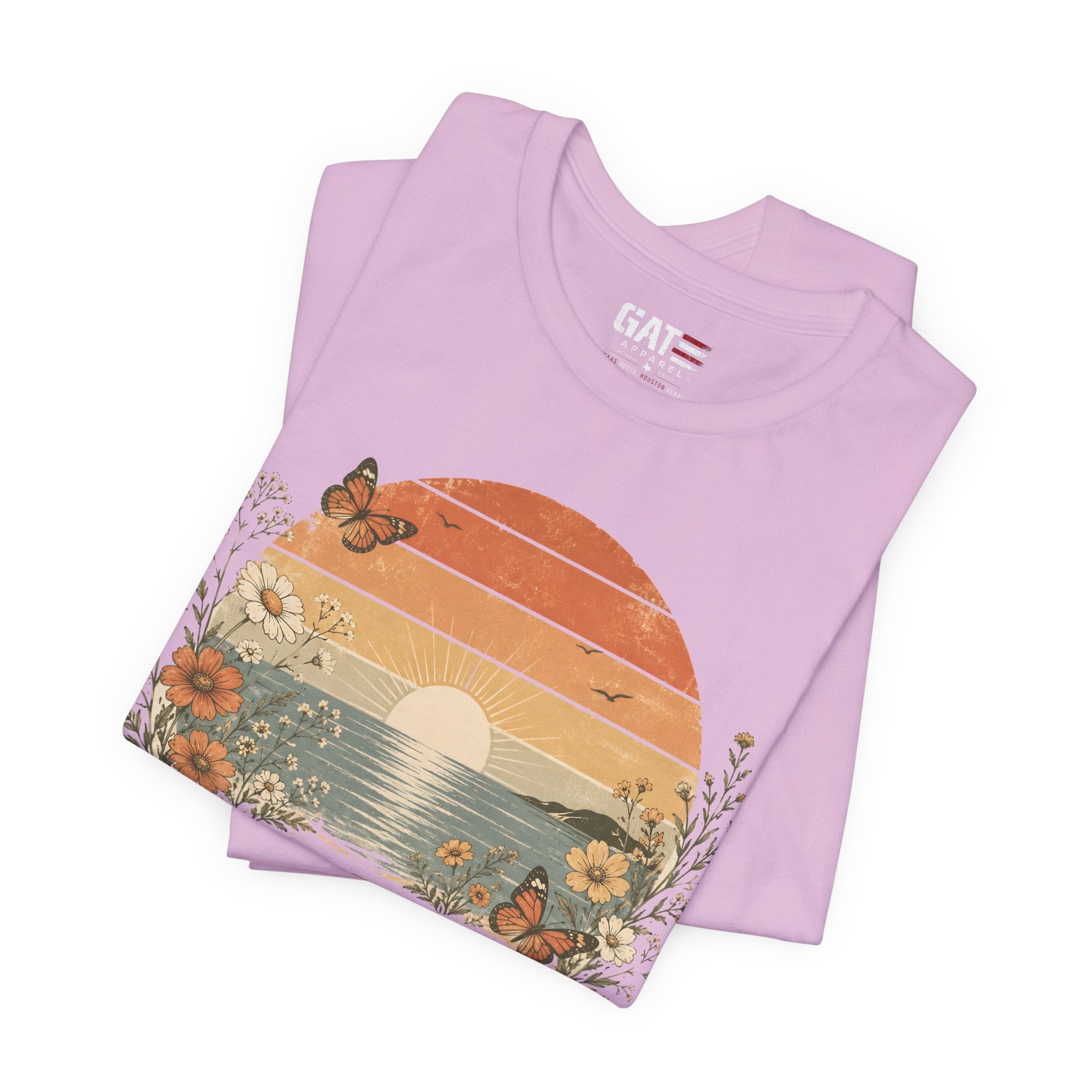 Du Bist Gut Genug Shirt, Viral German Meme Tee, You Are Good Enough Shirt, Butterfly Floral Sunset Aesthetic Tee