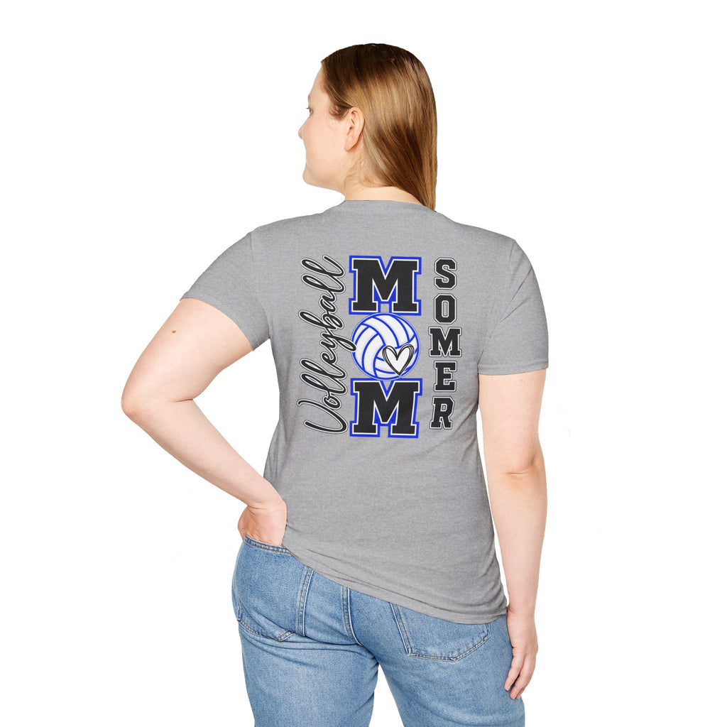 Volleyball Mom T‑Shirt – Custom Name