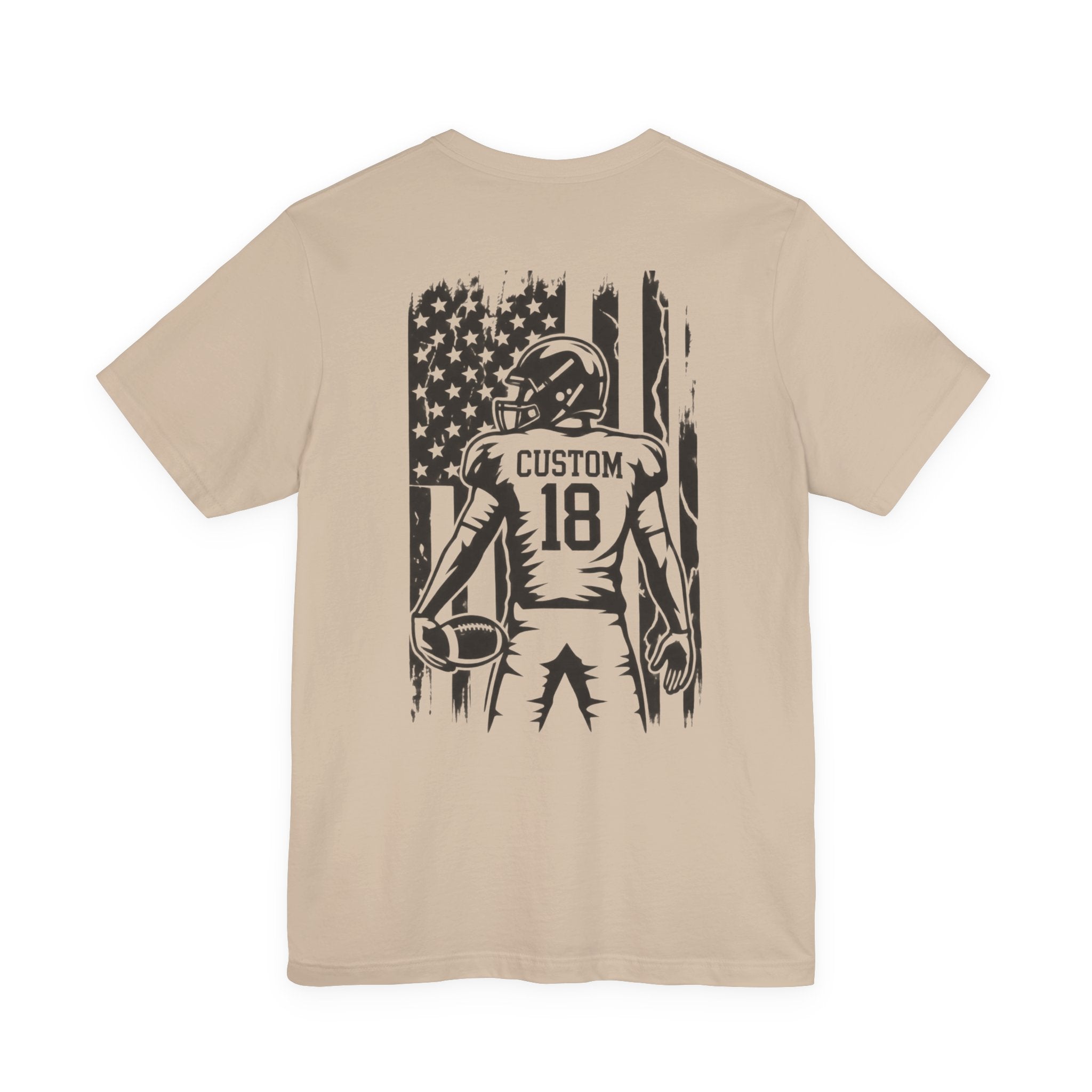 Football Mom Personalized Shirt Custom Player Name Number Game Day Tee