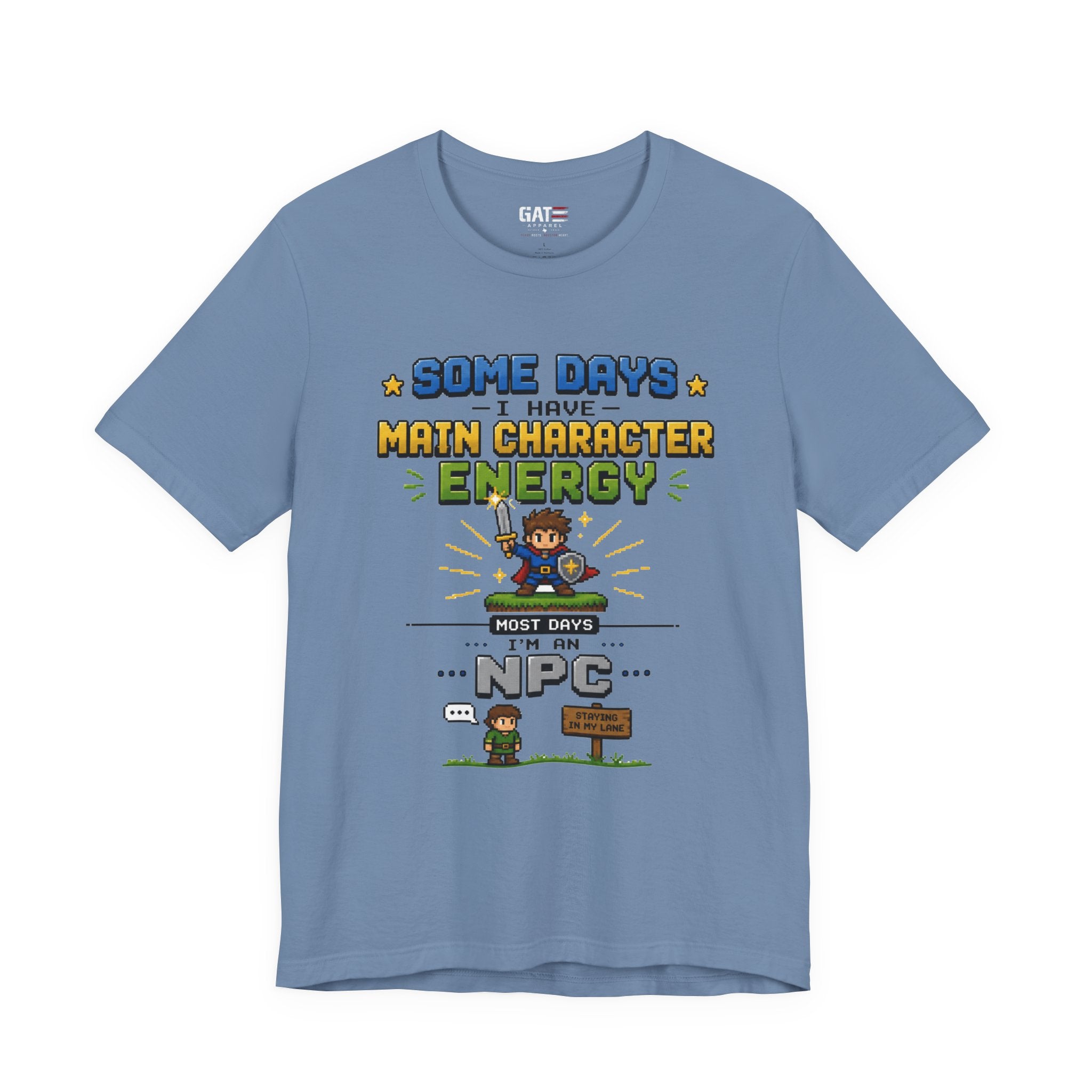 Main Character Energy Shirt | Retro Gaming Tee