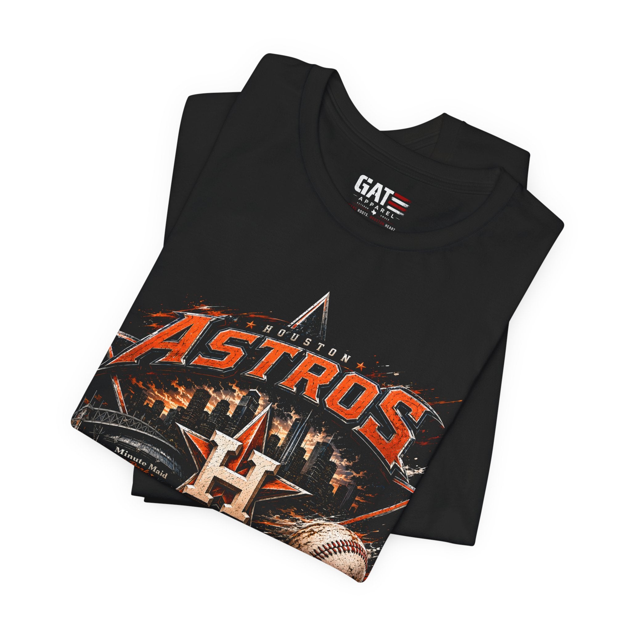 Houston Astros Vintage Logo Tee — Retro Baseball Fan Shirt