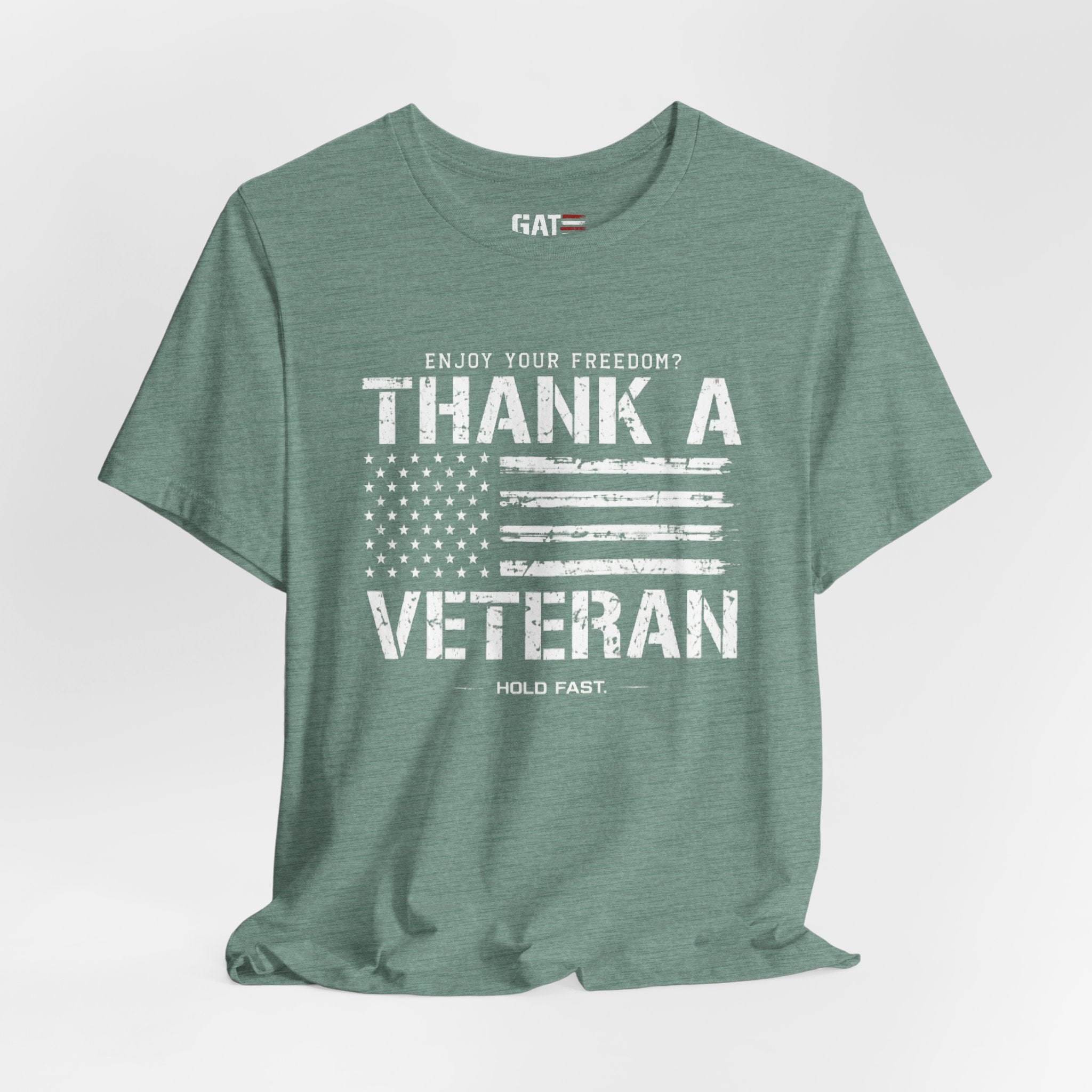 Veteran Shirt Enjoy Your Freedom Thank A Veteran Tee Patriotic American Flag Shirt Military Appreciation Gift for Men and Women