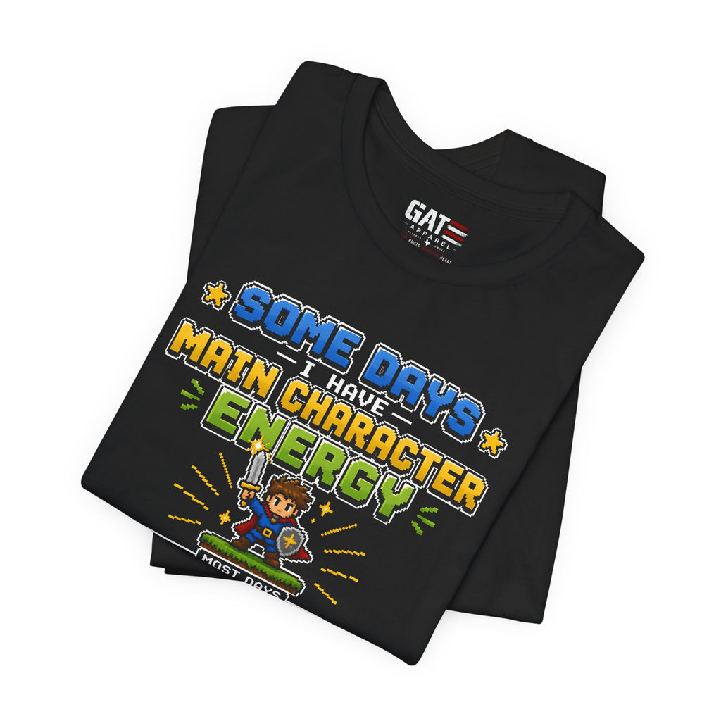 Main Character Energy Shirt | Retro Gaming Tee