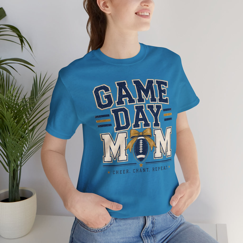 Game Day Mom T-Shirt — Football Cheer & Mom Tee ("Game Day Mom" design)